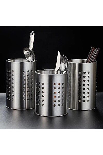 Nacario Nrcrioshop Metal Spoon Holder with Holes, Countertop Spoon Colander L...