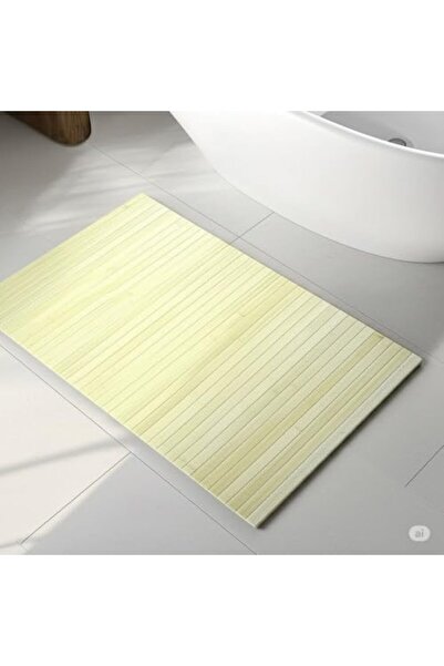 Nacario Nrcrioshop Eco Series 50X80 cm Natural Bamboo Bath Mat 1201248