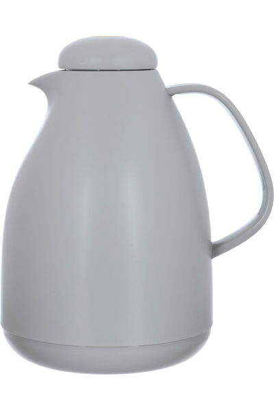 AZOZ MERCHLY Thermos , 1 Liter, Glass Inner Carrier, Pressure - Dark Grey