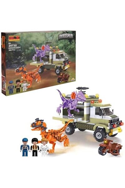 Nacario مجموعة الديناصورات من نركريوشوب، مركبة نقل الديناصورات مع 3 شخصيات، 3...