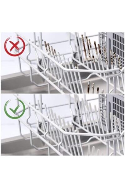 Yıldızan Storesellm Bulaşık Makinesi Sepet Koruyucu Kapak Uçları, Gri Plastik...