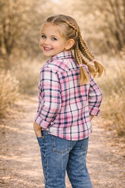 BEBEĞİME ÇORAP Girl's Lumberjack Shirt