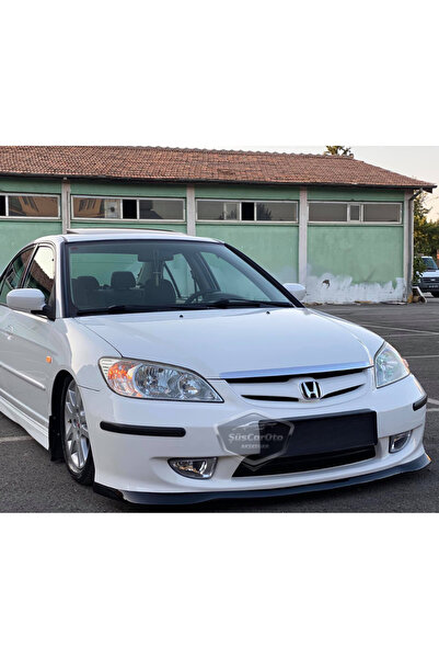 OEM Honda Civic Vtec 2 Uyumlu Esnek Tampon Koruma Bandı Ön Arka Tampon Koruyucu Şerit Bant 4 lü Siyah