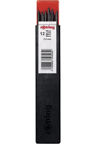 Yıldızan Esnshop Rotring Mechanical Pencil Lead, 2.0 Mm, Hb (Packaging May Va...