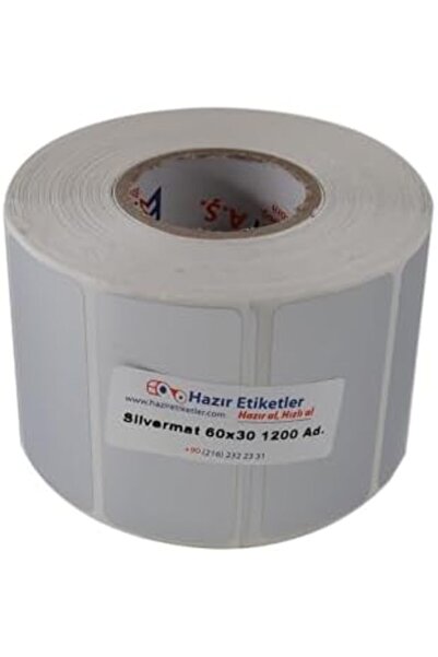 Nacario ملصق نركريوشوب ديميرباش 60 مم × 30 مم 1200 قطعة في اللفة 1201248