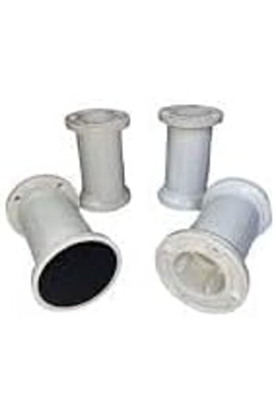 Yıldızan إسن شوب أرجل بلاستيكية 10 سم بيضاء للأثاث والأريكة والخزانة وطاولة ا...