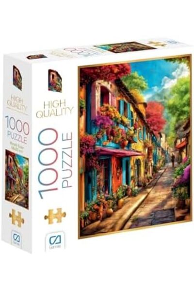 Nacario نوركريوشوب منازل ملونة 1000 قطعة بسمك 2.2 ملم 48x68 سم لغز احترافي لل...