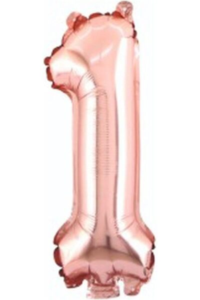 Nacario NrcrioShop بالون على شكل رقم من رقائق الألومنيوم مقاس 34 بوصة، ROSE1 ...