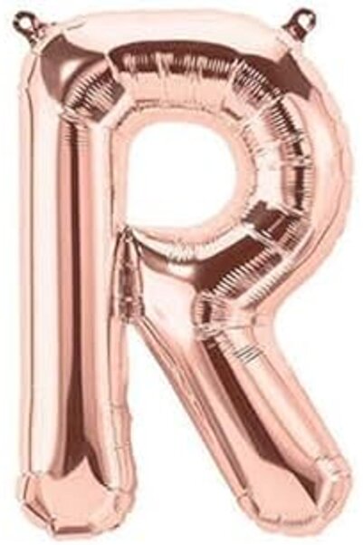 Nacario NrcrioShop بالون فويل على شكل حرف R وردي 76 سم 1201248