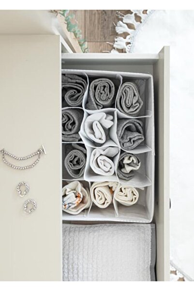 Nacario Nrcrioshop 12 Compartment Drawer Organizer – Socks, Underwear, and Je...