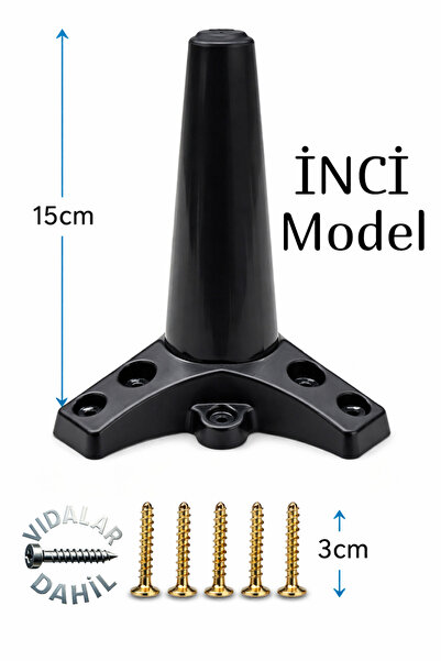 GÜLZE (15 cm) İNCİ Model Mobilya Ayağı (Mobilya Ayağı, Dolap, Koltuk, Tv Ünit...