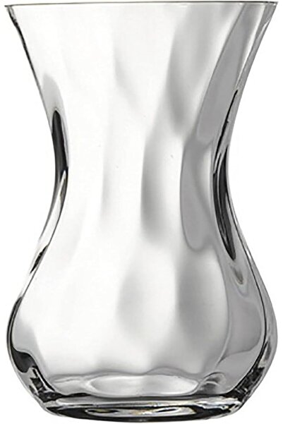 Nacario NrcrioShop أكواب شاي زجاجية من Nudeglass Beykoz، 6 قطع، شفافة، 145 سم...