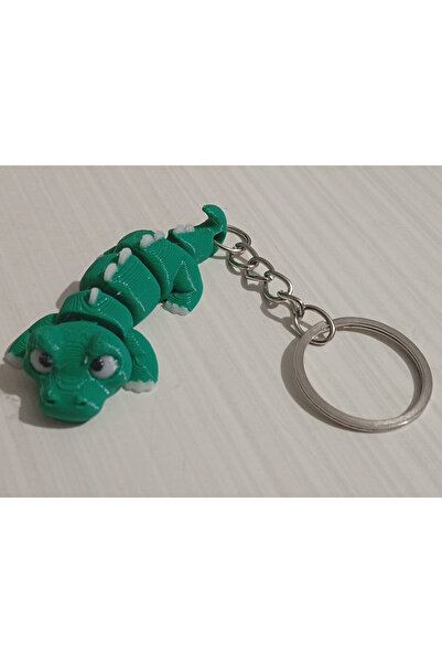 ART HEDİYE Crocodile Moving Figure Keychain