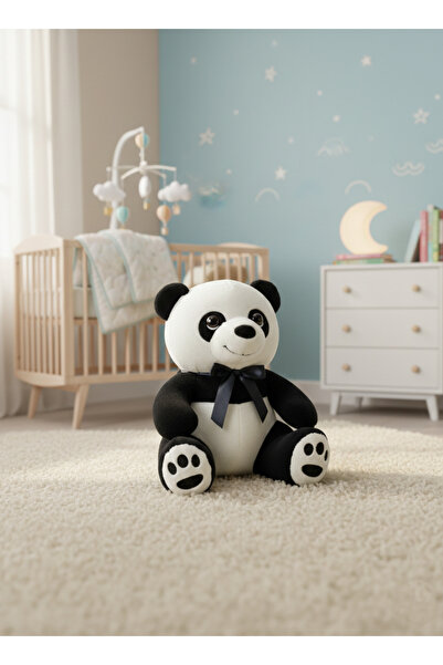 Velura Sevimli Peluş Panda Yumuşak Uyku Arkadaşı 40cm