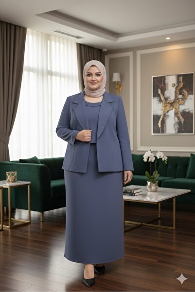 özkösekids kadın ceketli abiye üçlü abiye takım