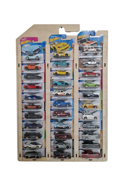 Raftix Blister 3 coloane Hot Wheels + rotund 5 rânduri