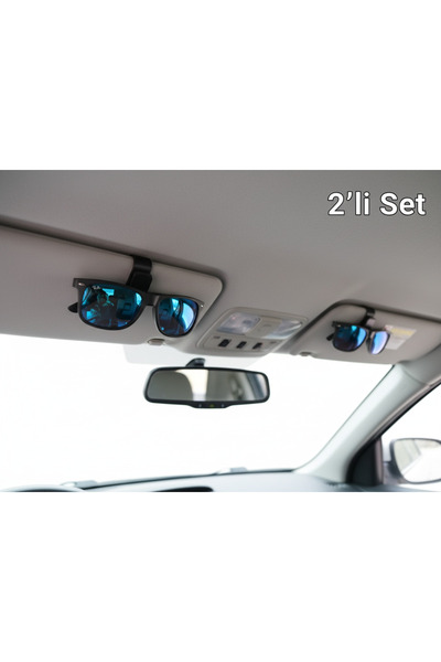 formix3d Araba Gözlük Askısı 2’li – Güneşlik Klipsli Gözlük Tutucu Aparat