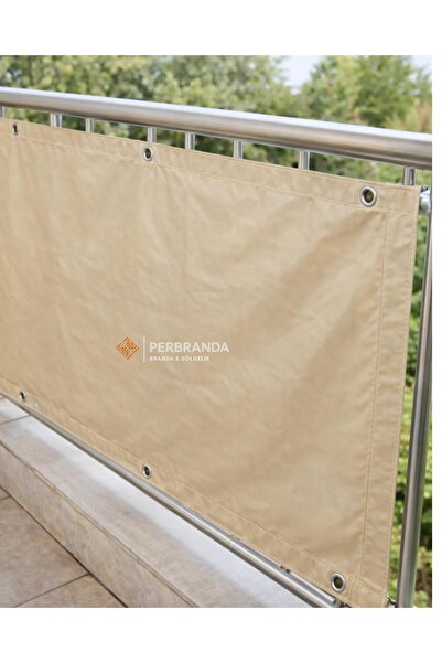 PERBRANDA Balkon Korkuluk Brandası 70 cm Yükseklik 650GrPolyester – Metre Baz...