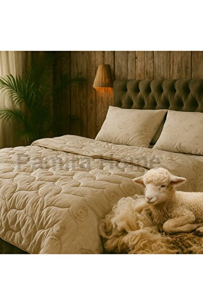 Pamira Home 100% Natural Wool Sleeping Set – Single Duvet + Mattress Pad + 1 ...