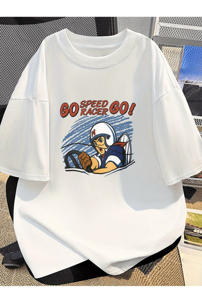 GHZAL Home Collection Unisex Casual Short Sleeve Goo Printed Youth Oversize T...