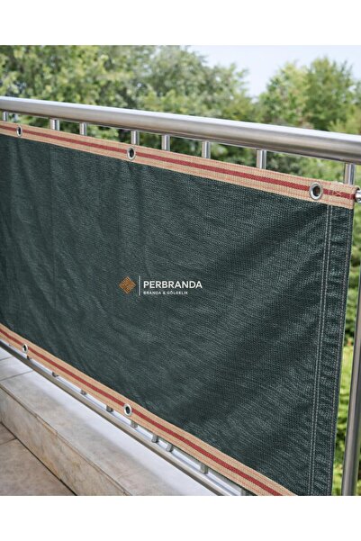 PERBRANDA Balkon Demiri Gizlilik & Gölgelik Filesi – %95 Koruma – 90 cm Yükse...