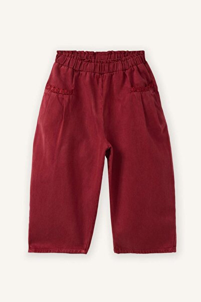 DeFacto Paperbag Wide Leg Tencel Pants Baby Girl G8138A526Sp