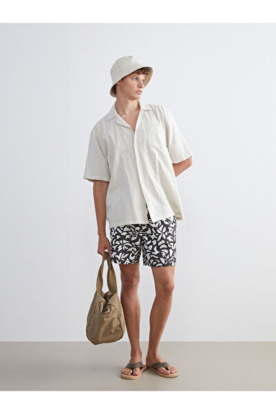 LC Waikiki Ανδρικό σορτς κολύμβησης Özmarka Νέας Σεζόν με σχέδια, κοντό μήκος