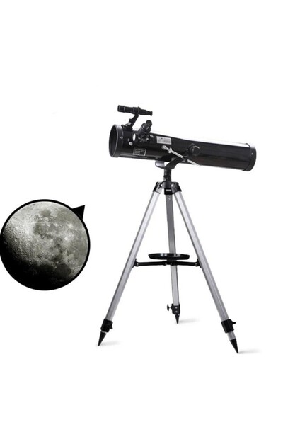 ozbience 76x700 Profesyonel Uzay Teleskopu Siyah, Yıldız ve Gezegen Gözlemi