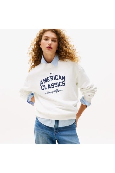 Hilfiger Denim Tommyhilfiger Women's Sweatshirt Organic Cotton
