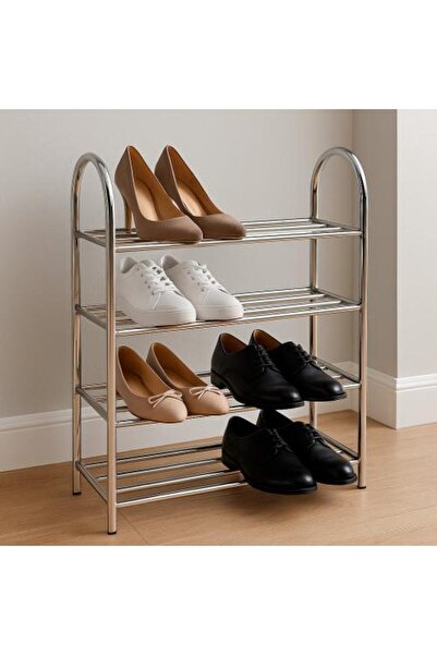 Generic Multi-Shelf Metal Shoe Rack