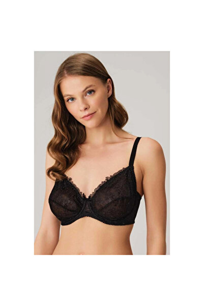 Narnuga Underwire Non-Supported Non-Padded Recovery Lace Reducing Bra