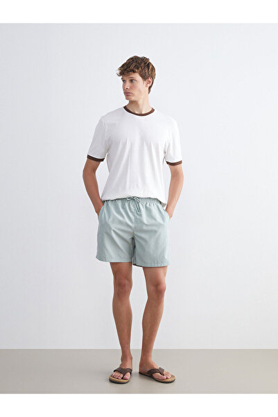 LC Waikiki Nevavm Short Length Men's Swim Shorts with Difference in Length
