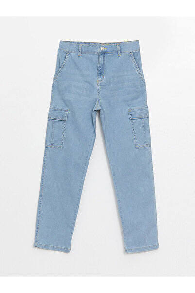 LC Waikiki Pantaloni cargo pentru băieți - cu talie elastică