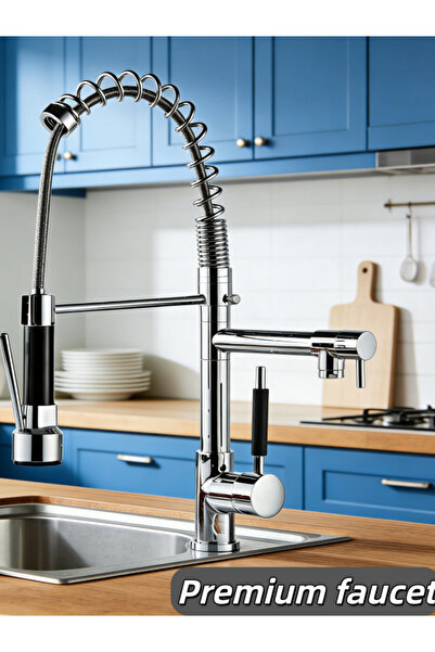 None صنبور مطبخ متعدد المنافذ عالي الجودة لتوفير أقصى قدر من المرونة في التنظيف