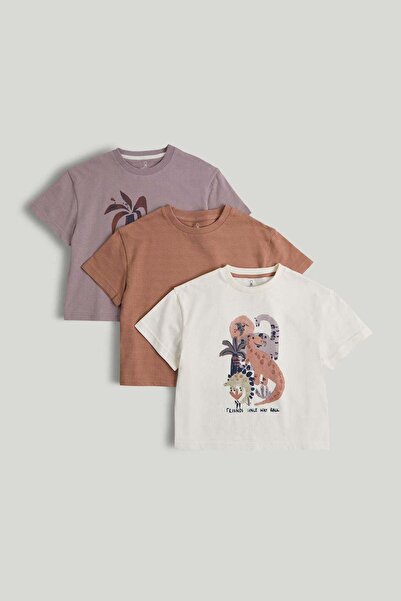 MOTHERCARE 3 Pack Dinosaur T-Shirts