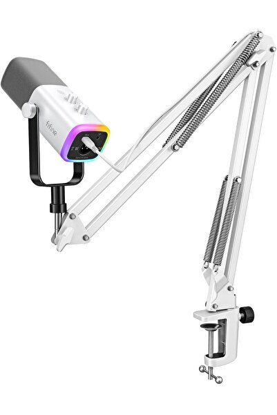 Fifine Gaming XLR/USB Microphone Kit, Streaming Dynamic Microphone Set for PC...