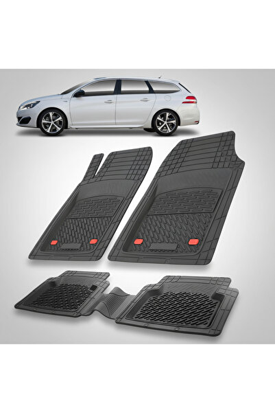 TEAMCAR Covorașe auto tip tavă compatibile cu Peugeot 308 II SW (2013-2021) N...