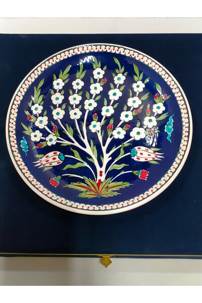 Home İznik SiriuS Çini 25 cm çapında dekoratif tabak