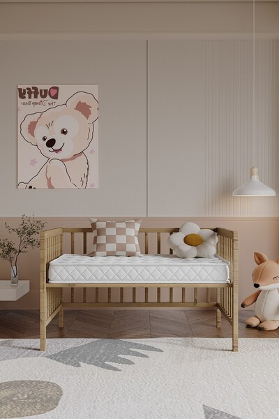 ARGİMO Alba 10 cm Sünger Bebek Beşik Park Yatağı