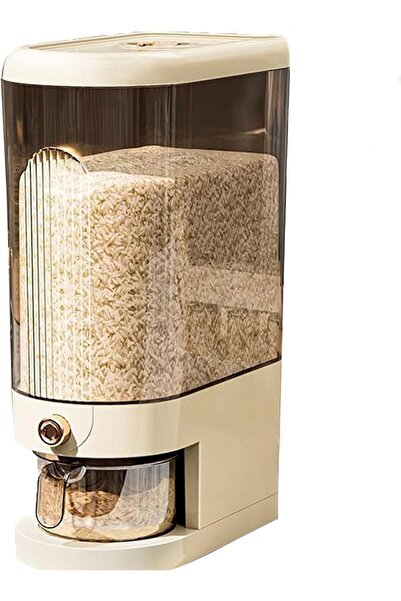 Arabest Rice Dispenser, Rice Containers Storage, Sealed Moisture Proof Rice B...