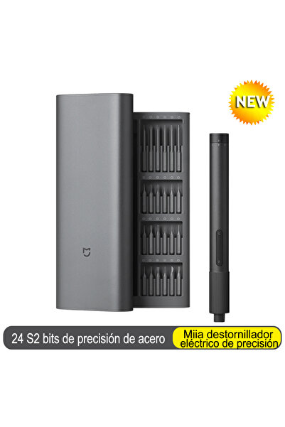 Xiaomi طقم مفكات كهربائية من ميجيا باللون الأسود، أدوات إصلاح معدات دقيقة من ...