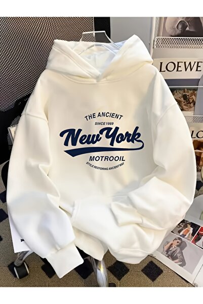 Deocept سترة رياضية كبيرة الحجم مطبوعة للجنسين للنساء/الرجال K بغطاء رأس