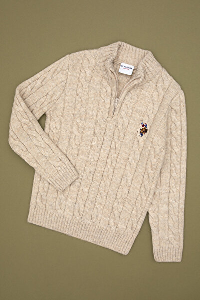 U.S. Polo Assn. Boy's Stone Half-Zip Sweater 50315628-Vr049