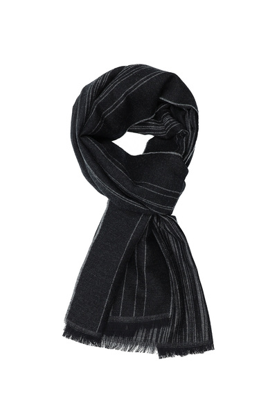 Abdullah Kiğılı Eșarfă din amestec de lână și mătase, cu model italian