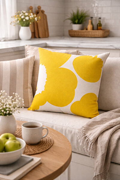 Evdek Çift Tarafı Baskılı Kırlent Kılıfı 6EOD10