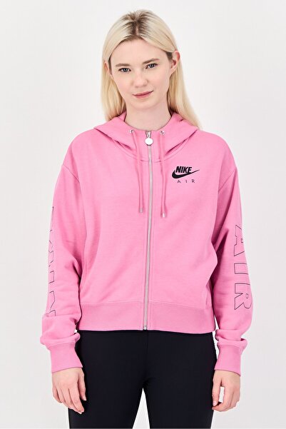 Nike Women Loose Fit Long Sleeve Outdoor Hoodie, Pink