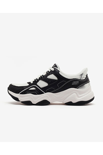 SKECHERS حذاء رياضي نسائي من بوبس دييجو 117686 بلون أسود - أبيض