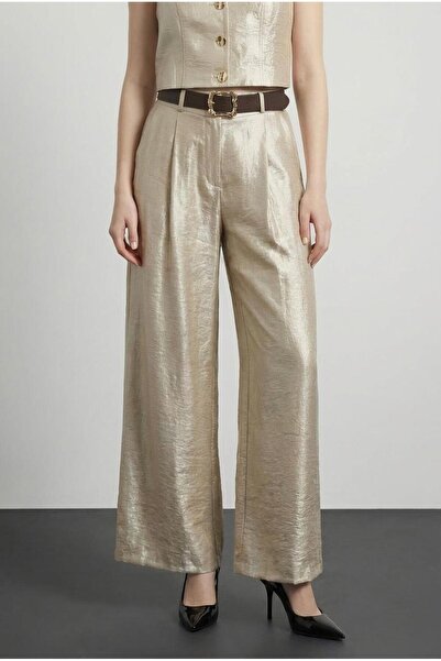 Quzu Kemer Detaylı Pantolon