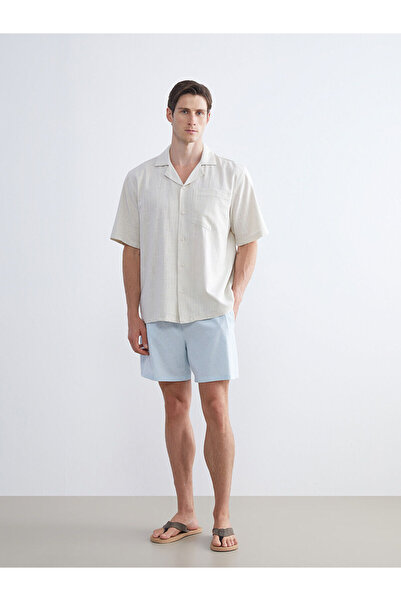 LC Waikiki SOUTHBLUE Pantaloni scurti de baie pentru bărbați în dungi