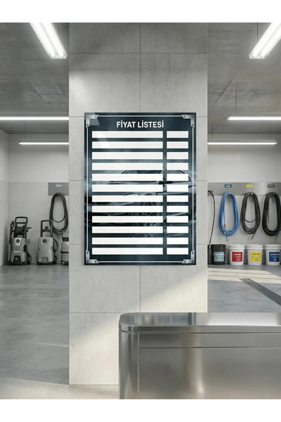 Akıllı Kağıt قائمة أسعار غسيل السيارات اللاصقة (موديل-21)